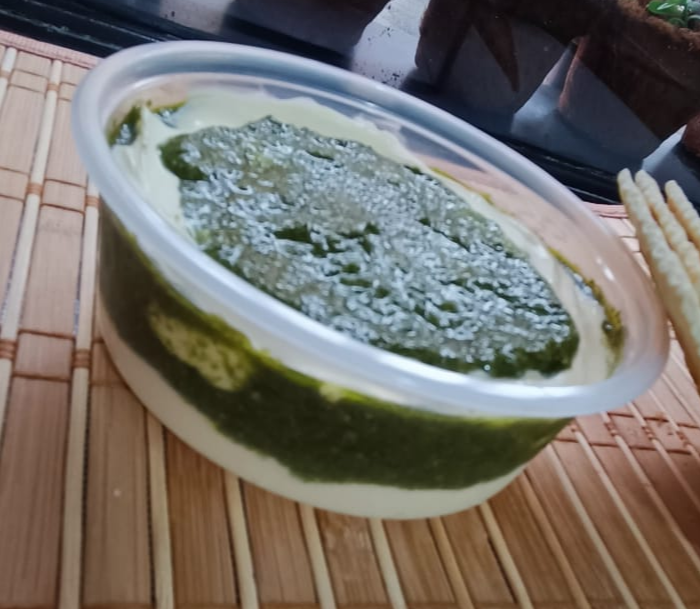 Nata criolla con pesto 250 gr