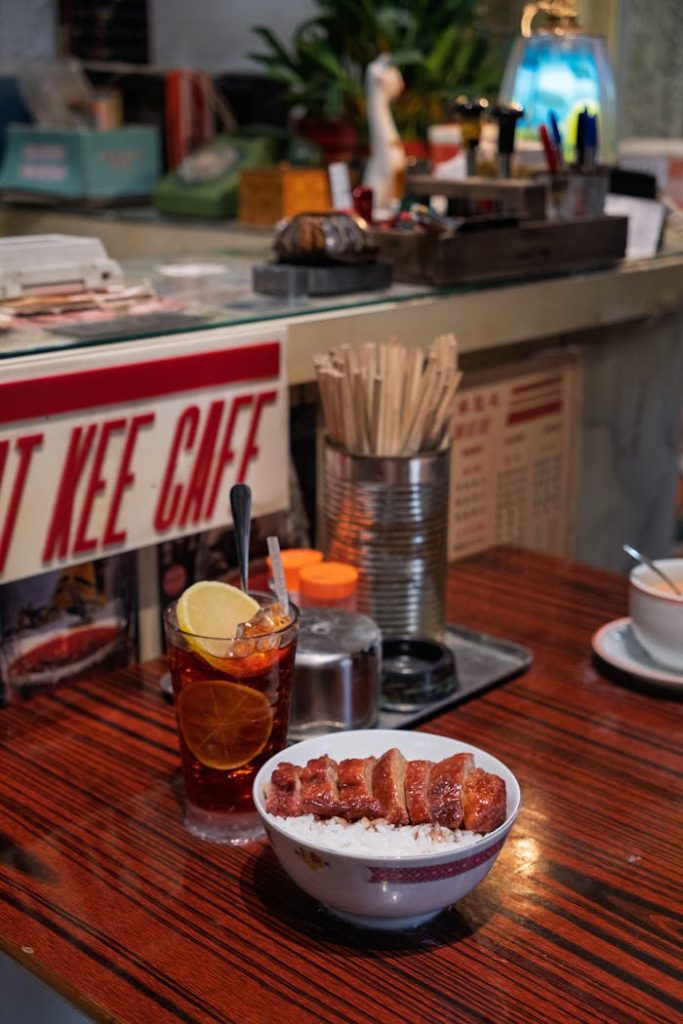 traditional-hong-kong-cafe-interior-with-meal-32871299